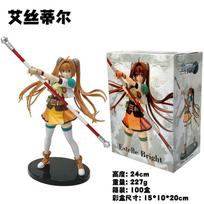 24CM Anime Eiyuu Densetsu: Sora no Kiseki SC Estelle Bright Figure 1/8 Anime Model Toy Doll Present Collection Aciton Figure PVC With box brown