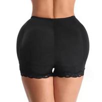 Padded Butt lifter Corrective Underwear Butt Enhancer Body Shaper Modeling Strap Fake Hip Shapwear Underwear Push Up Panties M beige