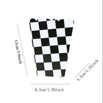 Creative Popcorn Box Party Supplies - Birthday Decorations & Disposable Party Accessories black