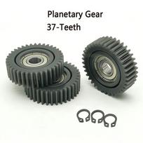 39x11mm E-Bike Gear 37T Planetary Gears with 608Z Bearings for Folding Bicycle 250W 350W Electric Bicycle Hub Motor Nylon Gears 8mm gray