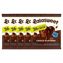 Lalasweet Low Sugar Popcorn Choco Crunch Sweet Snack 190g (38g x 5 Packs) brown