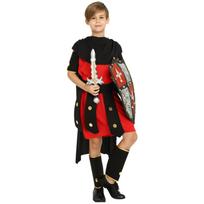 Romėnų Gladiatorius Kareivis Kostiumų Rinkinys Senovės Graikų Kareivis Apranga Su Apsiaustu Tunika Šarvų Aksesuarai Helovino Cosplay One Size red