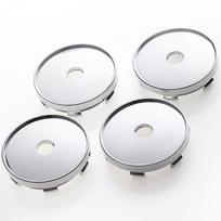 4PCS/lot 60MM Racing Car Wheel Center Hub Caps Car Wheel Center Cap Dust Cover Automotive Styling Universal Accessories 1 white