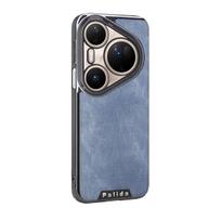 Denim Texture Phone Case For Huawei Pura 80 Ultra 70 Pro+ Shockproof Full Cover With Lens Protector YMTY13 Huawei Pura 70 gray