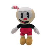 25cm Nuotykių žaidimo Cuphead pliušinis žaislas Mugman Velnias Legendinis Taurės pliušinės lėlės Žaislai vaikams Dovanos 25cm white