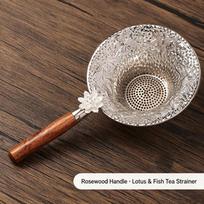 Metal Mesh Tea Drain Strainer Practical Lace Edge Tea Filter Sieve Lightweight Teaware for Travel Office Student Use one size white
