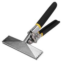 Multifunctional Sheet Metal Bender Ergonomic Handle Straight Jaw Seamer  Flattening Metal 6inch black