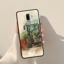Tractor Car Case For Samsung Galaxy J3 J5 J7 2017 A3 A5 J1 2016 J4 J6 Plus A6 A7 A8 A9 J8 2018 Coque J4 2018 - J400 gray