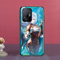 Genshin Impact Shenhe For POCO X5 X3 F5 Pro X4 F4 GT M5s C40 F3 Case For Xiaomi 13 Lite 12 11T 12T Pro 12X Cover Xiaomi 13 white