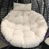 Swing Hanging Basket Chair Cushion Egg Chair Swing Hammock Cushion Balcony Office Garden Rocking Chair Rattan Chairs Cushions No Swing Chair black