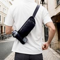 Water Bottle Waist Bag Fanny Pack Men Women Fashionable Crossbody Holder for black