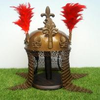 Medieval Emperor Battle Helmet Sultan Helmet Knight Warrior Helmet Fully Function Helmet with Stand Gift Ottoman Empire red