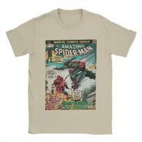 Men's Spider-man Spiderman T Shirts Pure Cotton Clothing Funny Short Sleeve Round Neck Tee Shirt Original T-Shirt#Color(1) S juoda