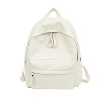 Korean version of Harajuku simple pu men's and women's tide backpack autumn new fashion student schoolbag juoda