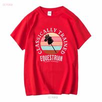 Hobby Horsing Comfort colors T Shirt Classically Trained Equestrian Horse Retro Sunset gift for Her long or short sleeves L black