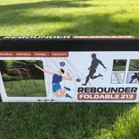 Multi-Purpose Rebound Net for Football, Volleyball, and Softball Training 213*120 cm white