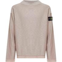 Stone Island Badge Crew Neck Drop Shoulder Long Sleeve Sweater Men sweater L1S155100044S01B0-V009A M gray