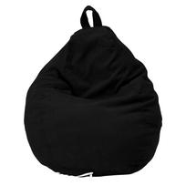 Corduroy Bean Bag Cover Soft Comfortable Lazy Sofa Cover with Handle Multipurpose Pillows Plush Toys Storage Bag for Kids Adults 1Pc rožinė