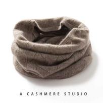 Unisex 100% Pure Wool Neck Gaiter: Windproof Cold Protection Knit Scarf for Autumn kupranugaris