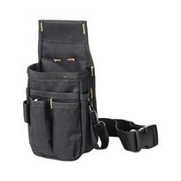 New Multifunctional Electrician's Tool Waist Bag Layered Thickened Tool Bag Portable Tool Storage Waist Bags gray