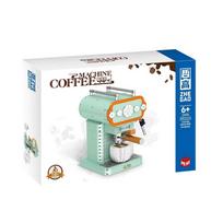 Vintage style High-Quality Retro High-Quality Coffee High-Quality Machine High-Quality Grinder High-Quality Building High-Quality Blocks white
