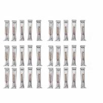 30pcs Durable Aluminum Quick Screw Gutter Hangers 5 Inch Silver Gutter Hangers Gutter Bracket Roofing indigo