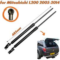 Kiekis(2) Kietojo stogo galinio lango statramsčiai Mitsubishi L200 Triton Strada KA/KB Pikapui 2005-2014 Dujiniai amortizatoriai juoda