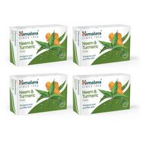 Himalaya Soap, Neem & Turmeric, 75g (Pack of 4) žalia