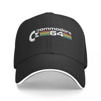 Commodore 64 Retro Logo Hat Unisex Sport Dad Hat Sun Hat Sun Hats Adjustable Snapback Caps Baseball Caps Summer One Size black