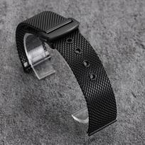 Milanese Mesh Stainless Steel Strap 20mm 22mm for Omega Seamaster 007 Bracelet Metal Folding Clasp Quick Release Universal Band 22mm juoda