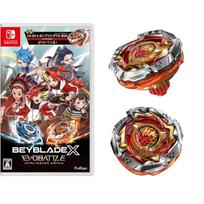Beyblade X Evo Mūšis -Switch Gamintojo Bonus CX-00 Leon Fang T4-60A Raudona Versija. Įskaitant
