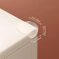4/8/16pcs Transparent Corner Protectors Anti-Scratch Right-Angle Edge Guards Suitable for Furniture Corner Protection Covers 4pcs brown