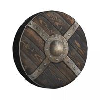 Vintage Round Viking Shield Spare Tire Cover for Jeep Pajero SUV RV Car Wheel Protectors Accessories 14  15  16  17  Inch 14inch gray