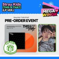 Stray Kids THIS & THAT LP Ver. – Korean Chart [MUSICPLANT POB / Member Select] Felix blue