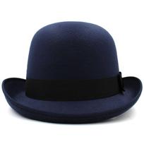 Felt Magician Hat Wide Edge Gentleman Hat New Top Hat  Autumn and Winter tamsiai mėlyna spalva