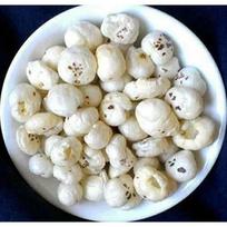 Geriausios kokybės Phool Makhana Lotoso sėklų pūsti lapuočiai riešutai Makhana A++ kokybė 250g