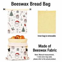 Buckle Closure Baguette Storage Bag Beeswax Toast Storage Bag  Baguette Toast Storage Style4