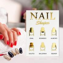 Acrylic Nail Art Display Board, Organizer, Showing Holder 19cmx26.5cmx2mm A beige