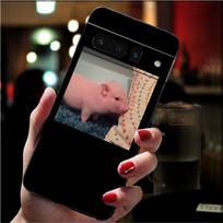 Phone Case for Google Pixel 7 Pro 7 6A 6 Pro 5A 4A 3A Pixel 4 XL Pixel 5 6 4 3 XL 3A XL 2 XL Cute Little Pink Pet Pig Case Funda Google Pixel 2 brown