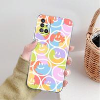 Clear Case For Samsung Galaxy A52 A12 A51 A32 A21s A71 A32 A22 50 A70 A31 A72 5G Phone Cover Smile Samsung A30 yellow
