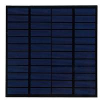 3W 12V Polycrystalline Silicon Solar Panel Module for Battery Charger DIY Science Project black