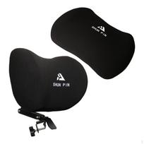 Lumbar Pillow Office Chair Headrest Fixing Clip Angle Adjust Furniture Head Rest Work Memory Foam gray