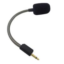 Žaidimų ausinių mikrofono keitimas BlackShark V2 V2Pro V2SE 3,5 MM Nuimamas Triukšmą slopinantis Belaidis ausinių strėlės mikrofonas su putplasčiu balta