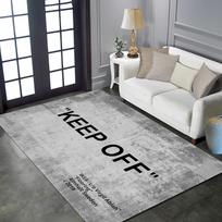 Keep Off Area Rugs 3D Printed Large Carpet for Home Living Room Rug Bedroom Decor Floor Mat Home Non-Slip Floor Polyester Rug 80x120cmCM gray