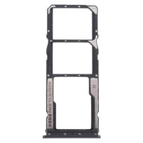 SIM Card Tray + SIM Card Tray + Micro SD Card Tray for Xiaomi Poco M3 M2010J19CG M2010J19CI mėlyna