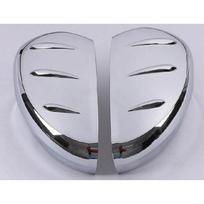 For Ford Escape Kuga   Car Accessories ABS Chrome Door Side Mirror Cover Trim Rear View Cap Overlay Molding Garnish balta