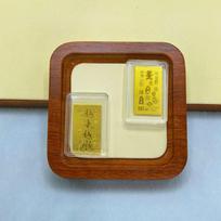 Pure Gold Phone Sticker 999: 2mg Gold for Prosperity, Health & Wealth gray