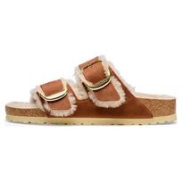 Birkenstock Leather Slide Slippers Women's Light Brown Regular 1025432 38 brown