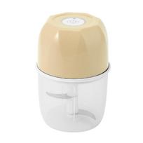 Food Processor Portable Electric Vegetable Cutters Garlic Chopper Mincers Mini Food Slicer Meat Grinder Kitchen Tool beige