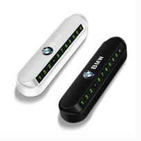 BAGX5 Automobilio Laikino Parkavimo Kortelė Telefono Numerio Kortelė Plokštelės Lipdukas Automobilių Aksesuarai BMW 50-ajam M F20 E39 F10 F30 E90 E46 E60 G60 G30 Black white